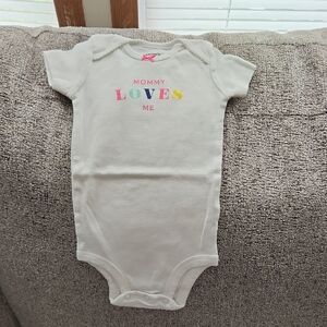 Carter's Cream Bodysuit with Colorful Print